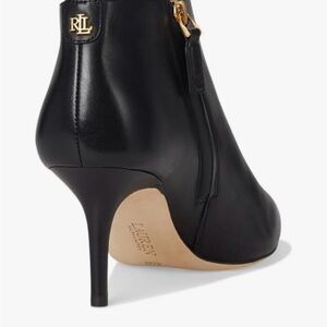 Ralph Lauren Black Heeled Boots